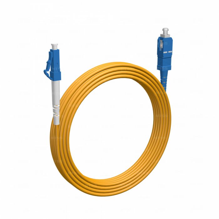 Шнур оптический NTSS PREMIUM spc LC/UPC-SC/UPC 9/125 2.0мм 20м LSZH (патч-корд)