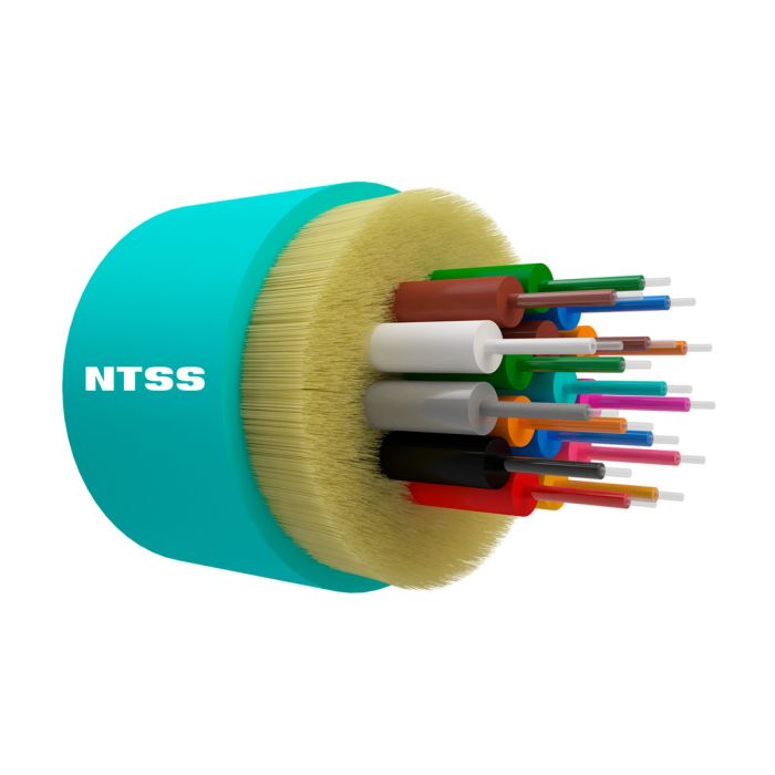 Оптический кабель внутренний NTSS 16 волокон OM3, 50/125, LSZH, аква