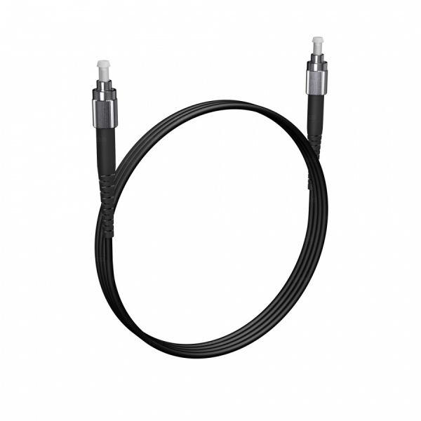Шнур оптический NTSS spc FC/UPC-FC/UPC 9/125 3.0мм 2м черный LSZH (патч-корд)