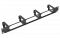Органайзер кабельный горизонтальный с окнами 4 кольца 1U ОКО-19"-1U. цвет черный ССД