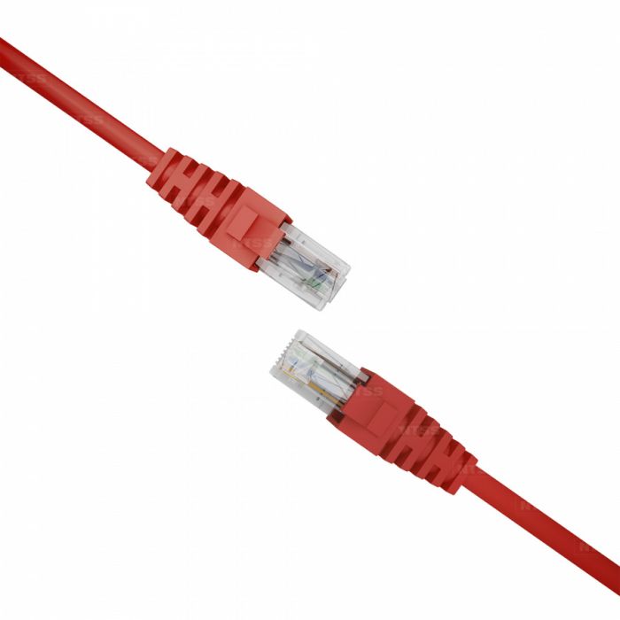 Патч-корд NTSS PREMIUM 2xRJ45/8P8C, T568B UTP CAT5e LSZH 3 метра, красный