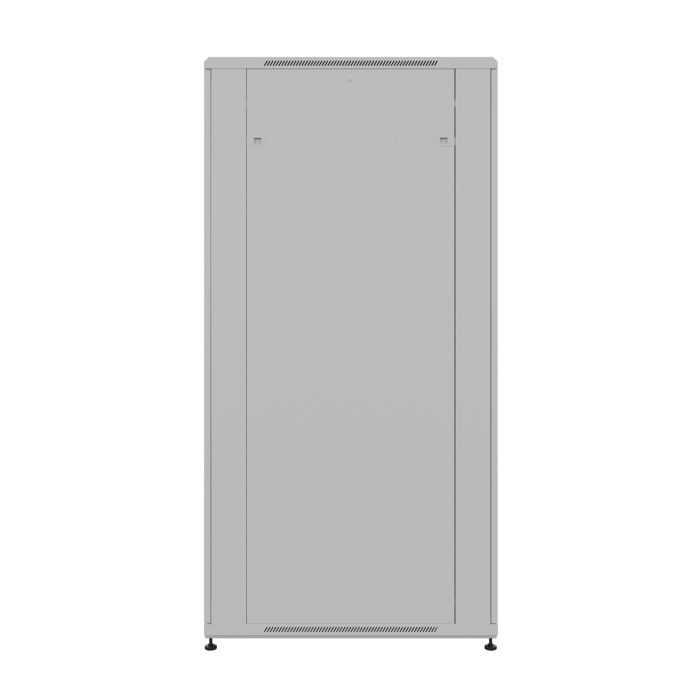 Шкаф напольный универсальный серверный NTSS R 47U 600х1000мм, 4 профиля 19, двери стекло и сплошная металл, боковые стенки съемные, регулируемые опоры, разобранный, серый RAL 7035