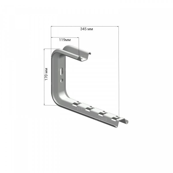 Подвес потолочный NTSS 300 мм быстрой фиксации (омега профиль)