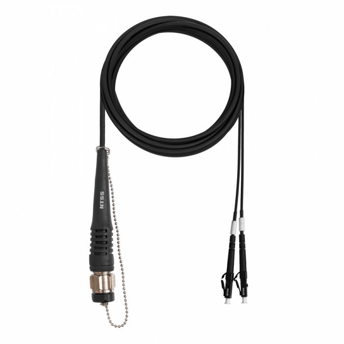 Сборка кабельная 2 волокна, LC/UPC-ODC/Plug 9/125мкм, вывод 0.3м, буфер 3мм, длина 1м