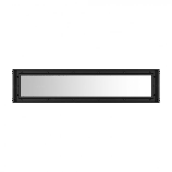 Секция крыши системы изоляции NTSS необслуживаемая с окном, ширина коридора 1200 мм, длина 300 мм, RAL 9005 чёрный