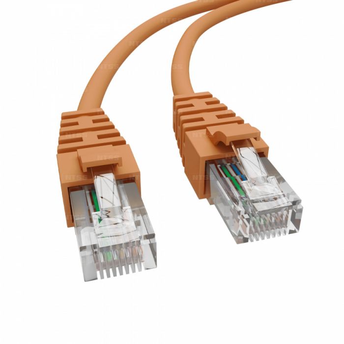 Патч-корд NTSS 2хRJ45/8P8C, T568B UTP 5e кат. литой 20 метров, LSZH, оранжевый