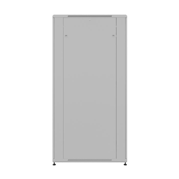 Шкаф напольный универсальный серверный NTSS R 47U 600х1000мм, 4 профиля 19, двери перфорированная и перфорированная двухстворчатая, боковые стенки съемные, регулируемые опоры, разобранный, серый RAL 7035