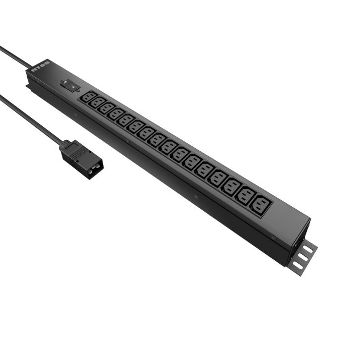 Блок распр.питания NTSS, Basic, 1ф16А, 3.7кВт, 1 гидр.авт., (16)С13, сталь, 3м каб., вил. IEC 60320 C20