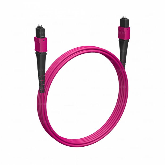 Волоконно-оптическая сборка trunk NTSS PREMIUM 12ов, MTP/UPC (female)-MTP/UPC (female), полярность А, 50/125 OM4, 3м, LSZH