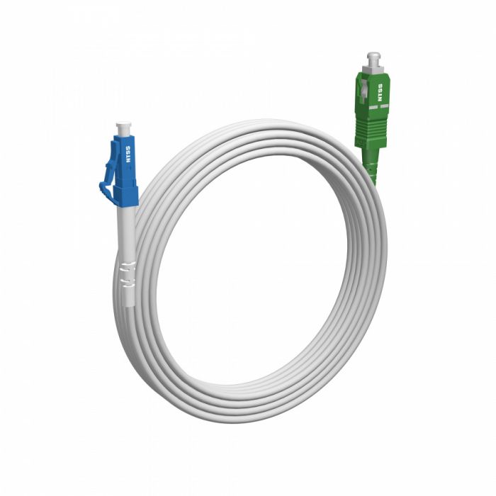 Шнур оптический NTSS spc LC/UPC-SC/APC 9/125 G657.A2 2.0мм 15м LSZH (патч-корд)