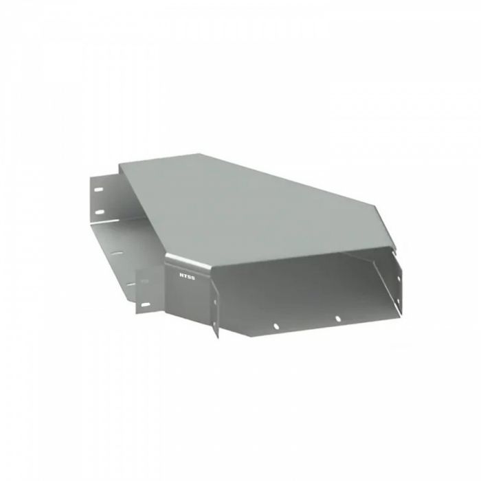 Горизонтальный угол NTSS 90° 100х400, толщина 1,0 (с крышкой)