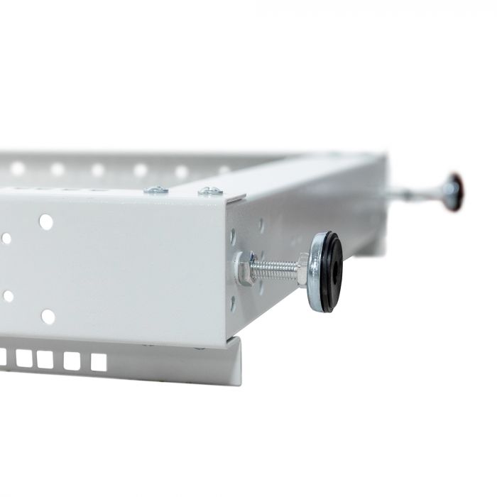 Стойка серверная NTSS OR двухрамная 33U 600-1000мм, комплект ножек, серый RAL 7035