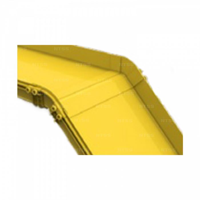 Плавный спуск 45° оптического лотка NTSS 600 мм, желтый