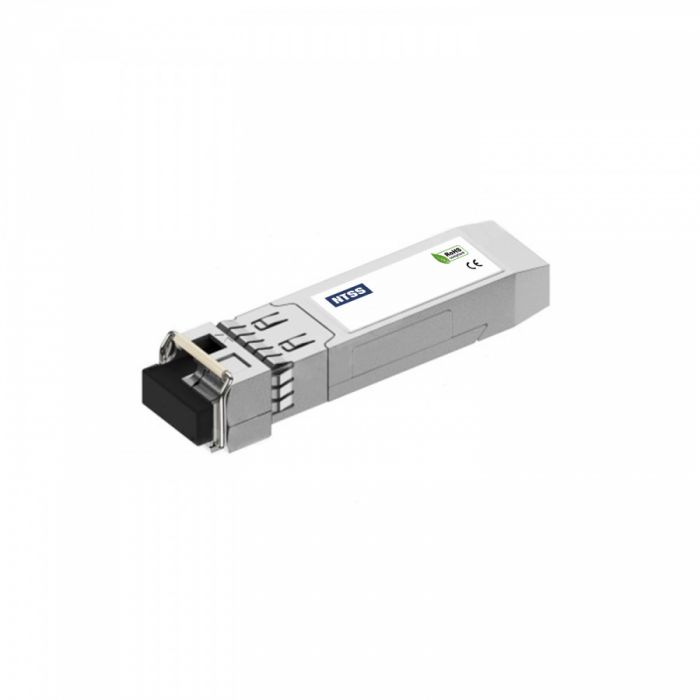 Модуль NTSS SFP+, 10 Гбит/с, разъём LC, рабочая длина волны 1270/1330нм, SM, WDM, дальность до 20км, ОБ 12дБ, DDM