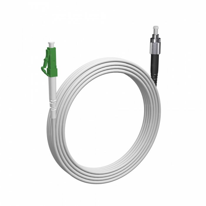 Шнур оптический NTSS spc LC/APC-FC/UPC 9/125 G.657A1 2.0мм 25м LSZH (патч-корд)