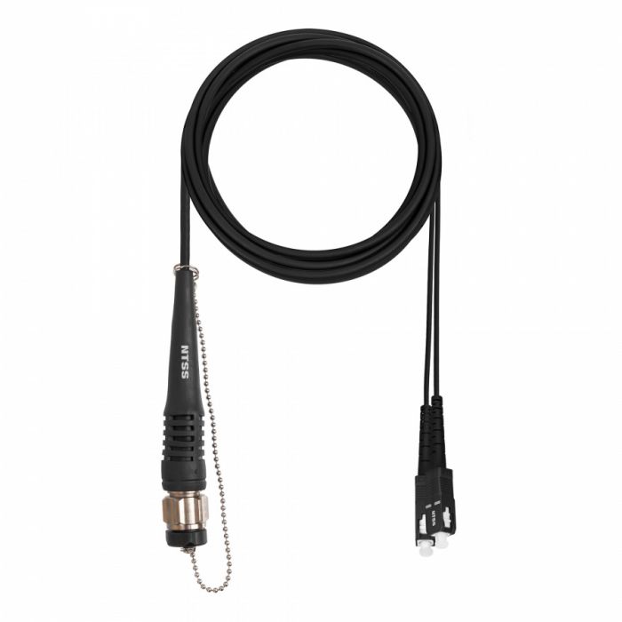 Сборка кабельная 2 волокна, SC/UPC-ODC/Plug 9/125мкм, вывод 0.3м, буфер 3мм, длина 5м