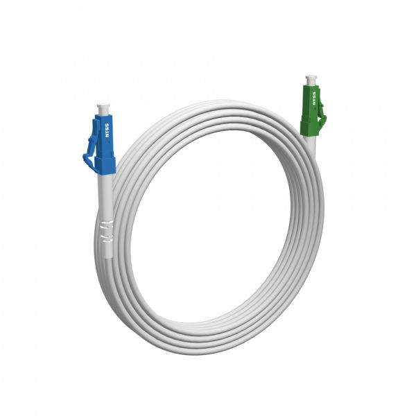 Шнур оптический NTSS spc LC/UPC-LC/APC 9/125 G.657A1 3.0мм 15м LSZH (патч-корд)