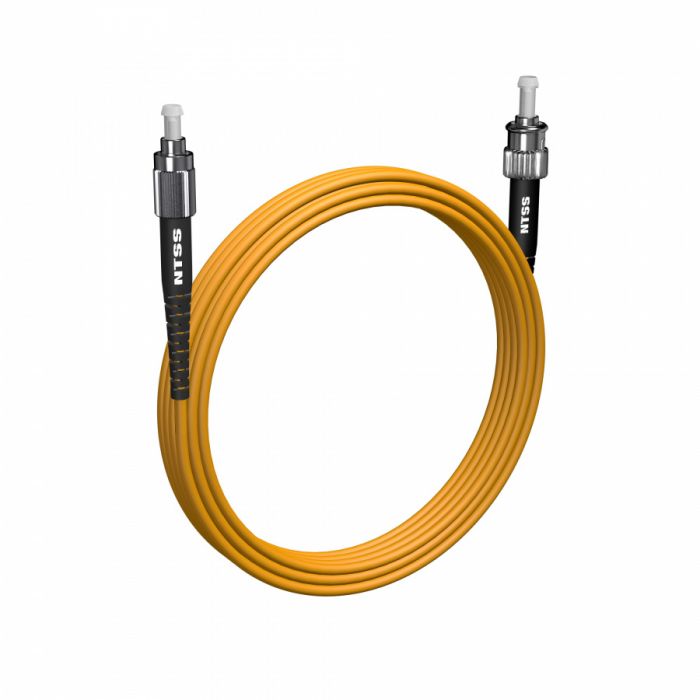 Шнур оптический NTSS spc FC/UPC-ST/UPC 9/125 2.0мм 5м LSZH (патч-корд)