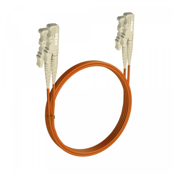 Шнур оптический NTSS dpc E2000/UPC-E2000/UPC 62.5/125 3.0мм 4м LSZH (патч-корд)