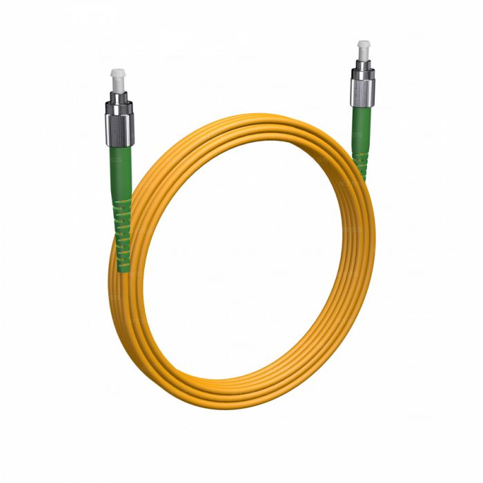 Шнур оптический NTSS spc FC/APC-FC/APC 9/125 3.0мм 8м LSZH (патч-корд)