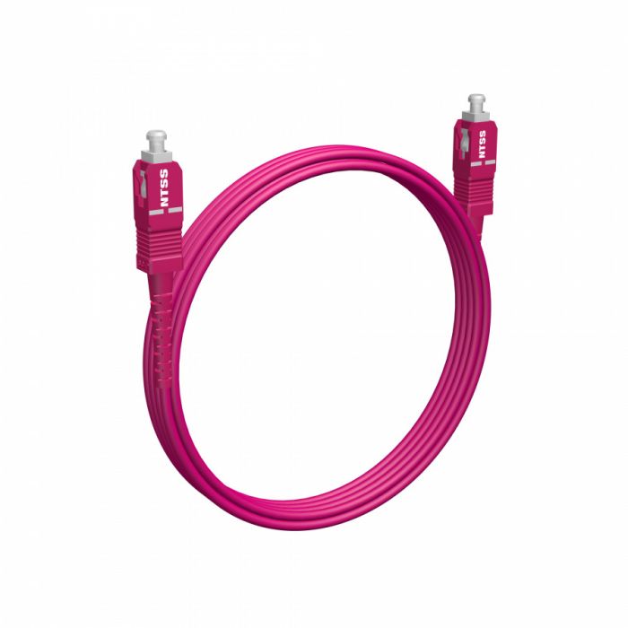 Шнур оптический NTSS PREMIUM spc SC/UPC-SC/UPC 50/125 OM4 2.0мм 3м LSZH (патч-корд)