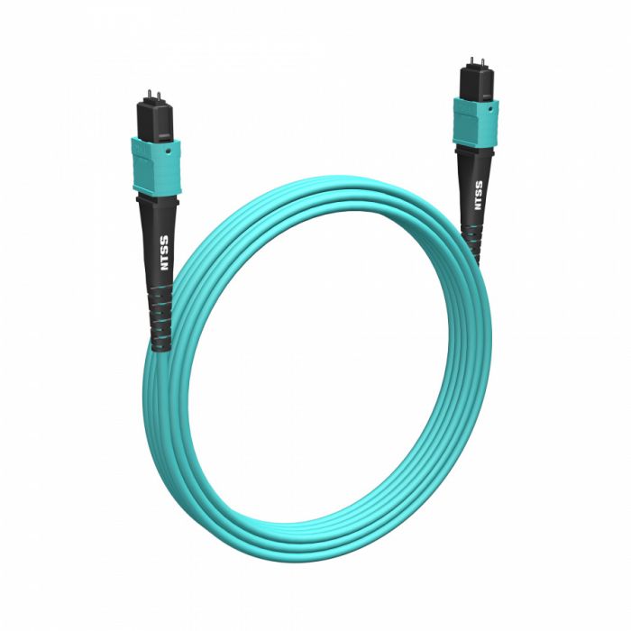 Волоконно-оптическая сборка trunk NTSS 12ов, MPO/UPC (female)-MPO/UPC (female), полярность B, 50/125 OM3, внутренний, 10м, LSZH