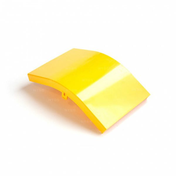 Крышка спуска  45° оптического лотка NTSS 120 мм, желтая