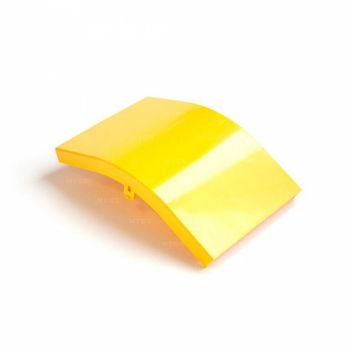 Крышка спуска  45° оптического лотка NTSS 120 мм, желтая