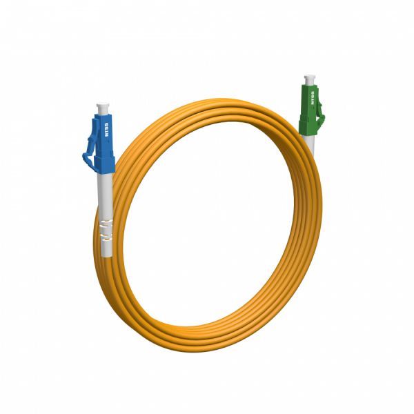 Шнур оптический NTSS spc LC/UPC-LC/APC 9/125 3.0мм 9м LSZH (патч-корд)