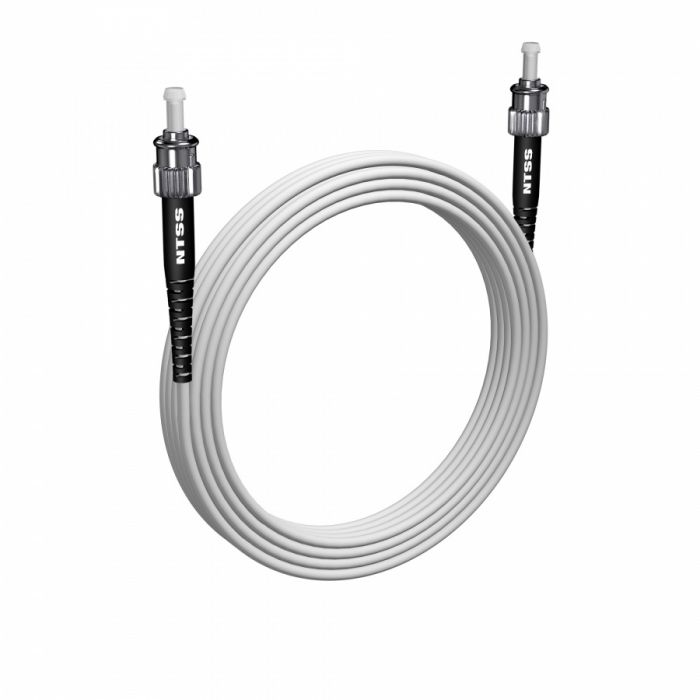 Шнур оптический NTSS PREMIUM spc ST/UPC-ST/UPC 9/125 G.657A1 3.0мм 15м LSZH (патч-корд)