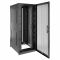 Шкаф напольный для ЦОД серверный NTSS ПРОЦОД PC-V2 45U 600х1070мм, 4 профиля 19, двойные боковые стенки, панель потолка с вводами, без панели пола, двери перфорированная и перфорированная двухстворчатая, регулируемые опоры, ролики, черный RAL 9005
