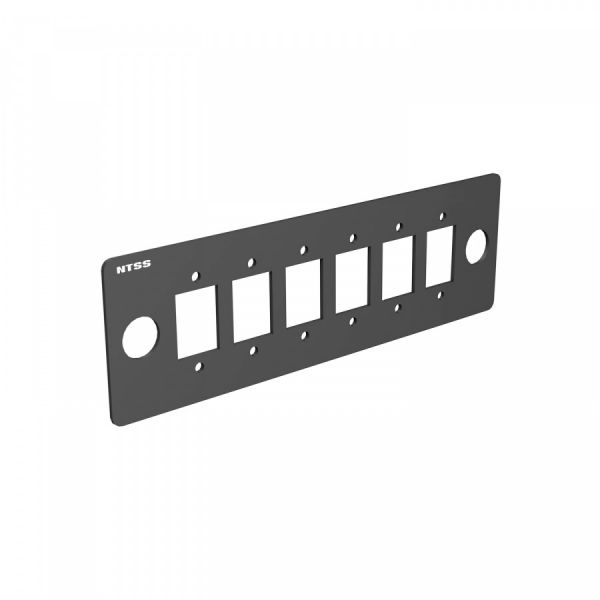 Сменная планка NTSS для оптических розеток 6 MTP/MPO без адаптеров для оптического кросса MTP/MPO
