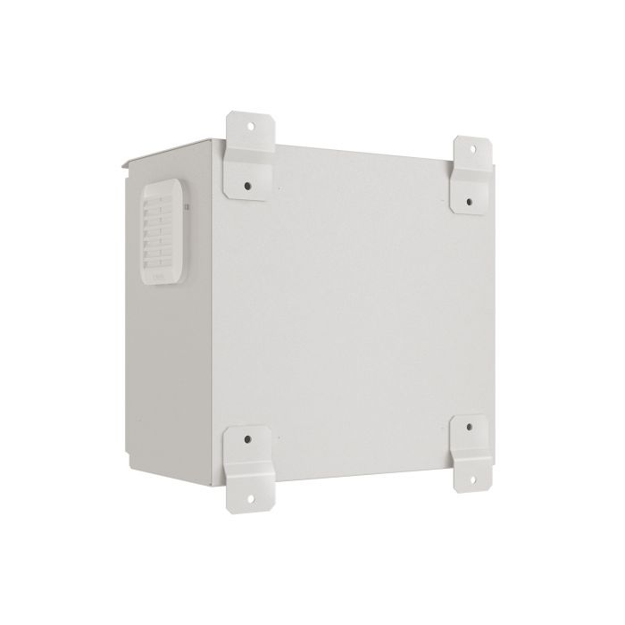 Шкаф настенный NTSS WTR (ШхВхГ) 400x400x250 мм, с монтажной платой, IP55, серый RAL7035