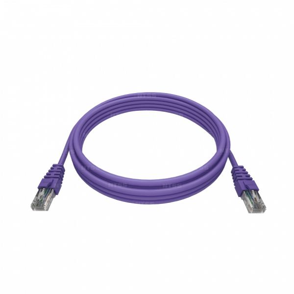 Патч-корд NTSS PREMIUM 2xRJ45/8P8C, T568B UTP 28 AWG CAT6 LSZH 1,5 метра, лиловый