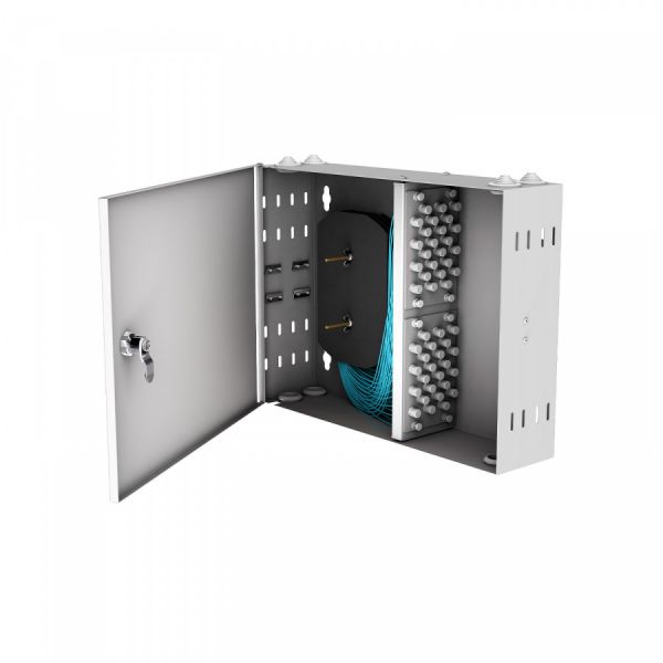 Кросс настенный NTSS PREMIUM, предсобранный, 24 порта FC/UPC, 50/125 мкм OM3