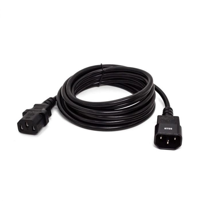 Шнур питания NTSS для БРП IEC 60320 C13 –  IEC 60320 C14, 3х1.0, 3 м, ГОСТ