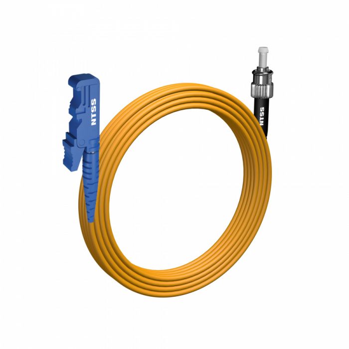 Шнур оптический NTSS spc E2000/UPC-ST/UPC 9/125 3.0мм 20м LSZH (патч-корд)