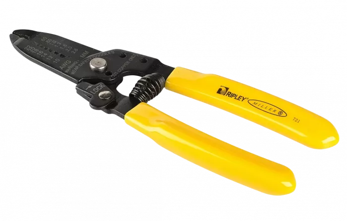 Стриппер Miller T-типа Multi-Wire 721 для снятия оболочек 0.6-2.6 мм (22-10 AWG) Ripley