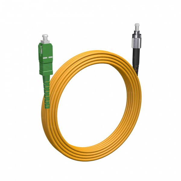 Шнур оптический NTSS spc SC/APC-FC/UPC 9/125 3.0мм 25м LSZH (патч-корд)