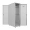 Шкаф напольный универсальный серверный NTSS R 47U 600х1000мм, 4 профиля 19, двери перфорированная и перфорированная, боковые стенки съемные, регулируемые опоры, разобранный, серый RAL 7035