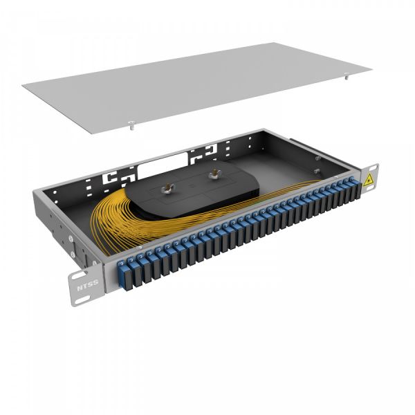 Кросс 19" NTSS PREMIUM, предсобранный 1U, 32 порта SC/UPC duplex, 9/125 мкм