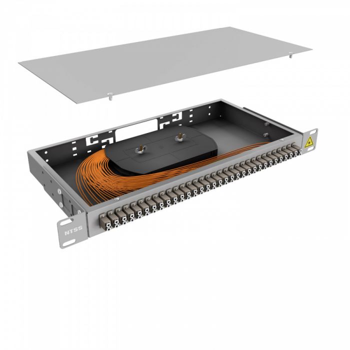 Кросс 19" NTSS PREMIUM, предсобранный 1U, 32 порта LC/UPC duplex, 50/125 мкм