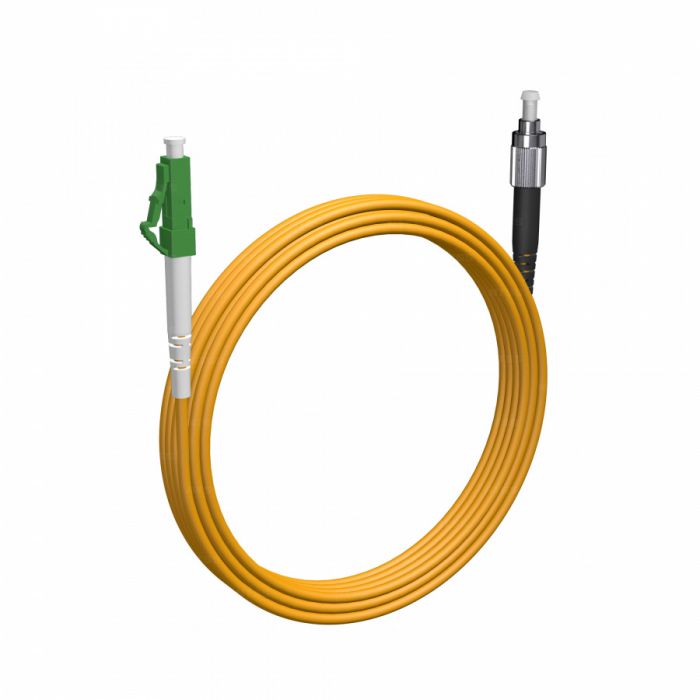 Шнур оптический NTSS spc LC/APC-FC/UPC 9/125 3.0мм 15м LSZH (патч-корд)