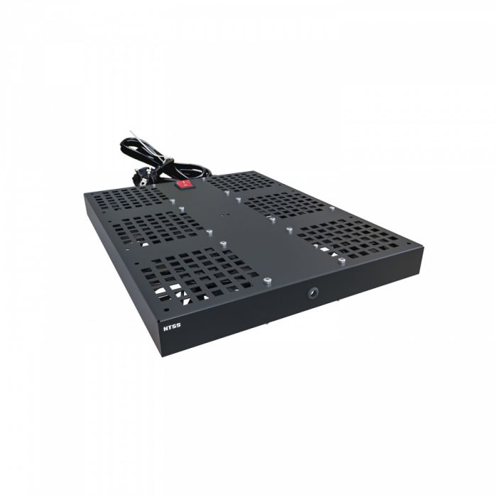 Модуль вентиляторный NTSS потолочный, 6 элементов, без термостата, для напольных шкафов RS глубиной 600/800/1000мм, черный RAL 9005