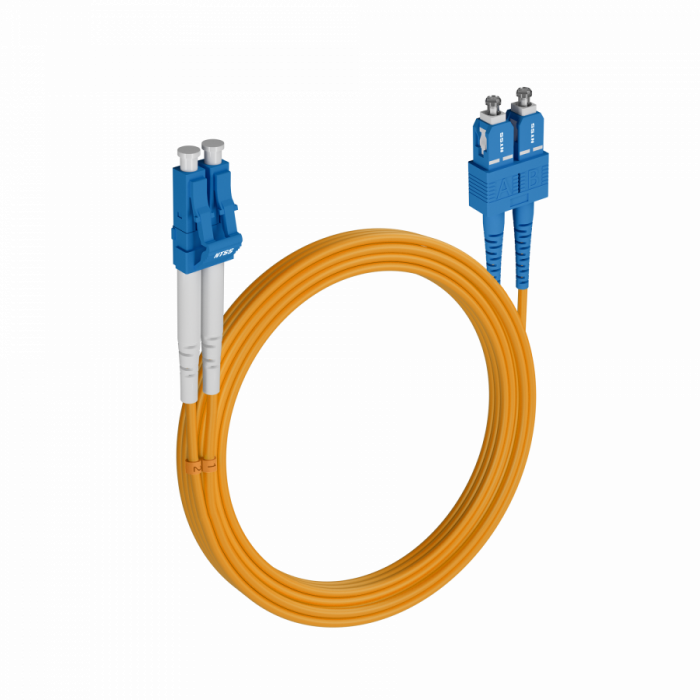 Шнур оптический NTSS dpc LC/UPC-SC/UPC 50/125 2.0мм 20м LSZH (патч-корд)