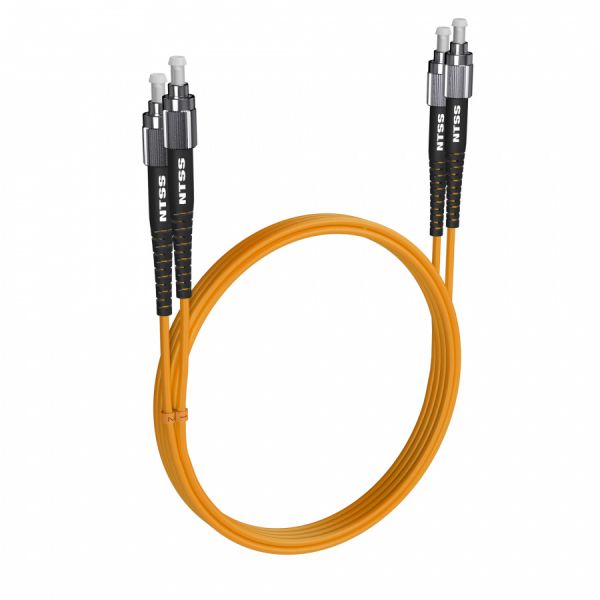 Шнур оптический NTSS dpc FC/UPC-FC/UPC 9/125 3.0мм 8м LSZH (патч-корд)