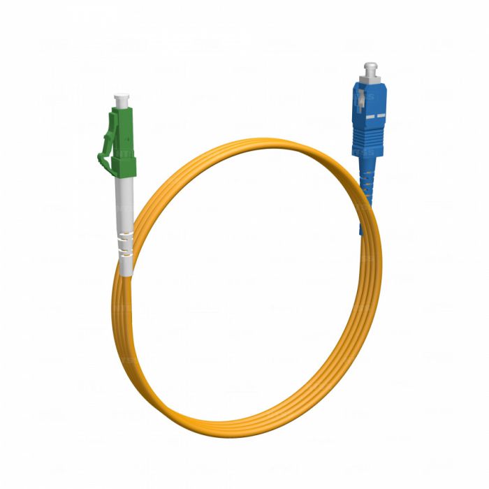 Шнур оптический NTSS spc LC/APC-SC/UPC 9/125 3.0мм 1м LSZH (патч-корд)