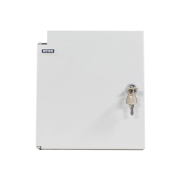 Кросс Распределительный Настенный NTSS Мини до 8 портов SC/LC duplex (планка SC/2LC-1шт, дверка с замком+ложемент)