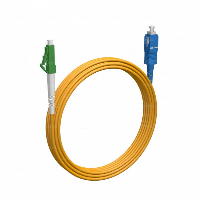 Шнур оптический NTSS spc LC/APC-SC/UPC 9/125 3.0мм 5м LSZH (патч-корд)