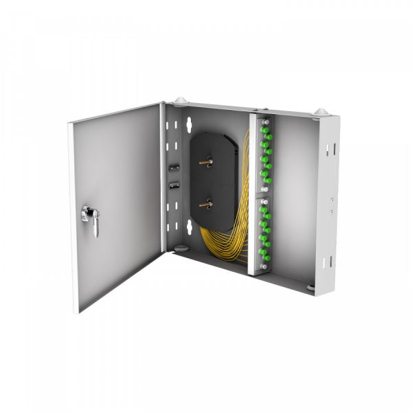 Кросс настенный NTSS PREMIUM, предсобранный, 16 портов FC/APC, 9/125 мкм